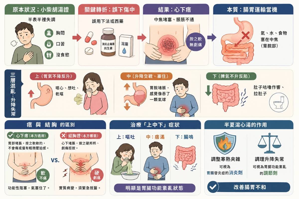 半夏瀉心湯的症狀