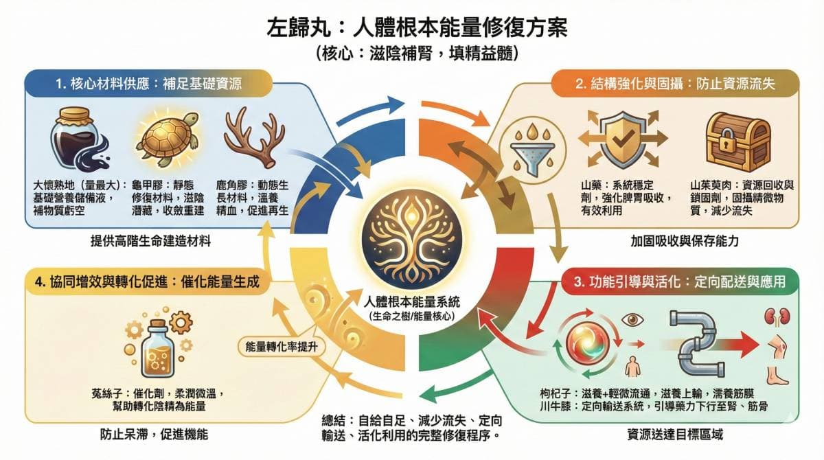 左歸丸的組成原理