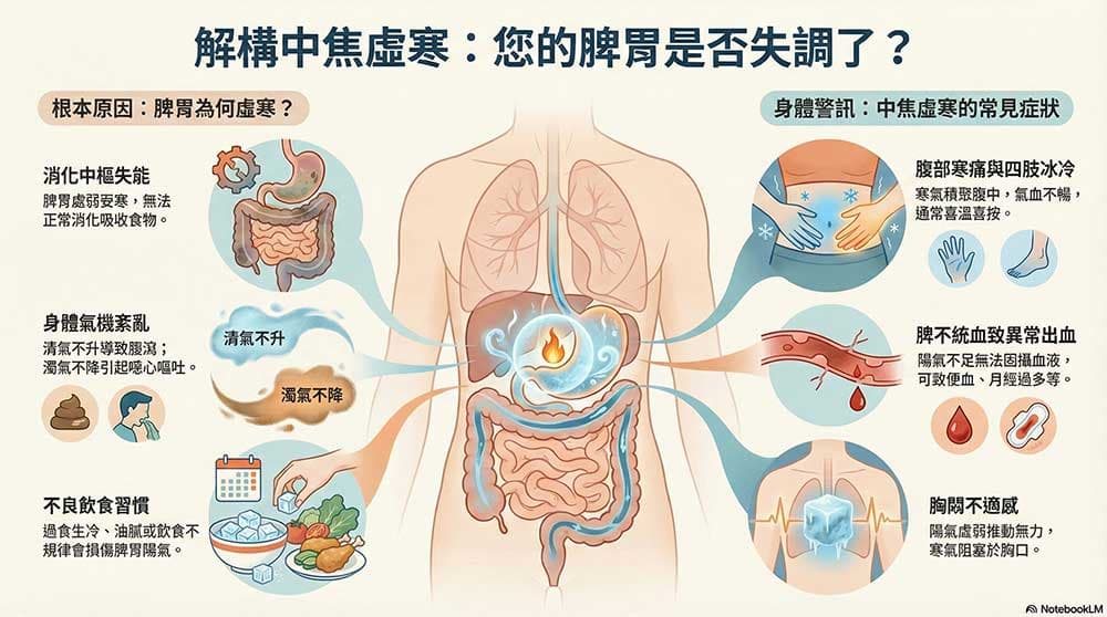 理解脾胃虛寒的原因
