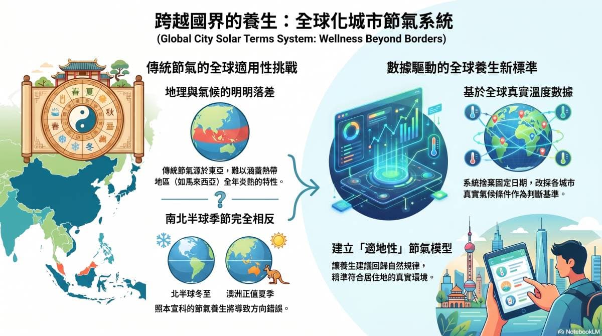 傳統節氣理論，在全球化時代必須修正