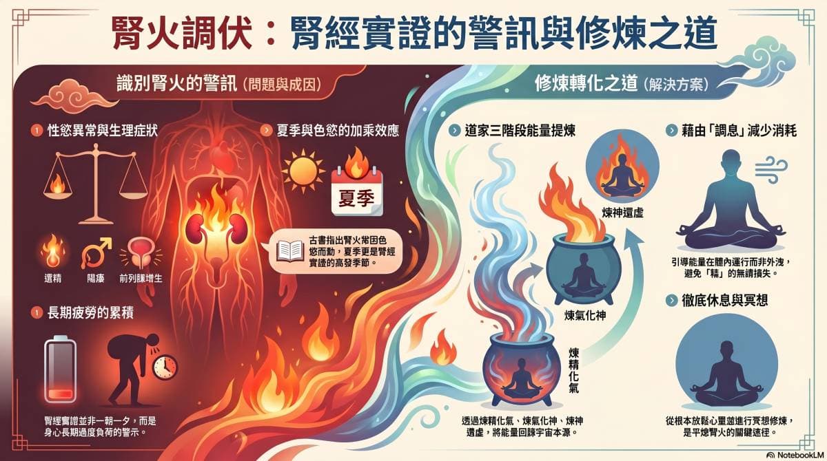透過道家修煉可以改善腎陰虛火旺