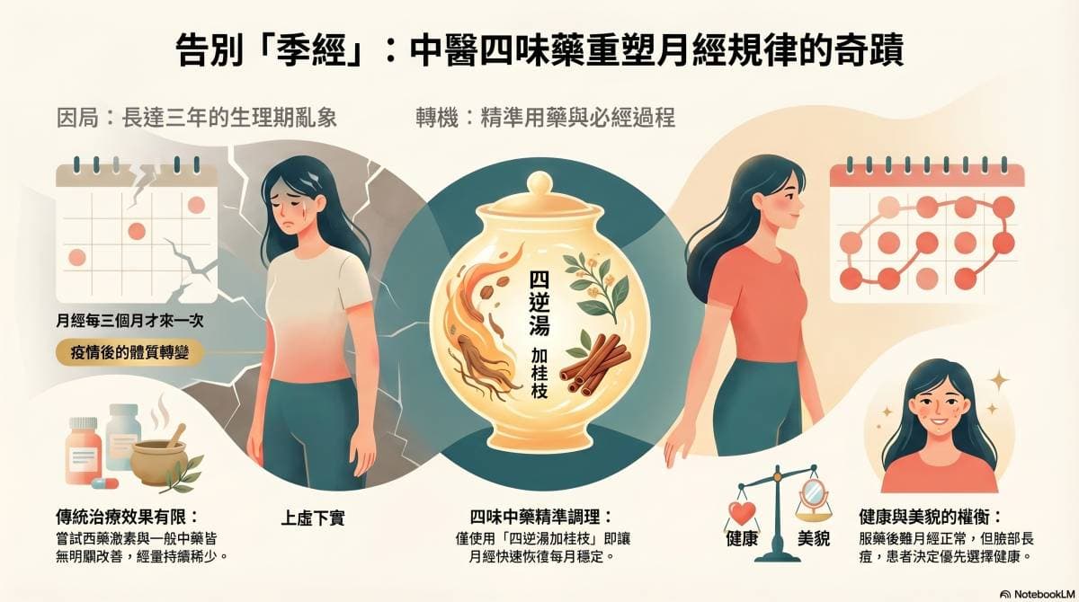 運用四逆湯改善季經現象