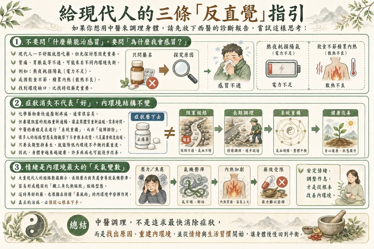 給現代人的三條「反直覺」指引