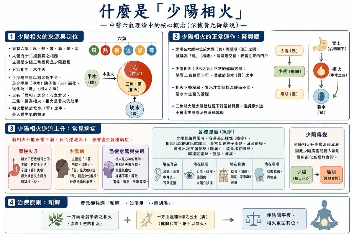 名醫黃元御對於少陽相火的看法