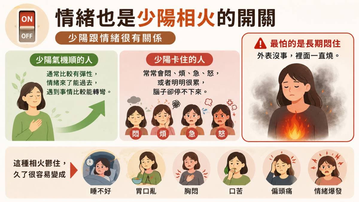 情緒與少陽相火密切相關