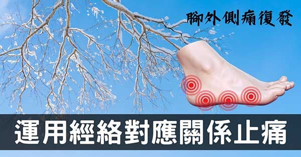 從經絡對應理解「止痛」的原理與困境(腳跟外側痛案例)
