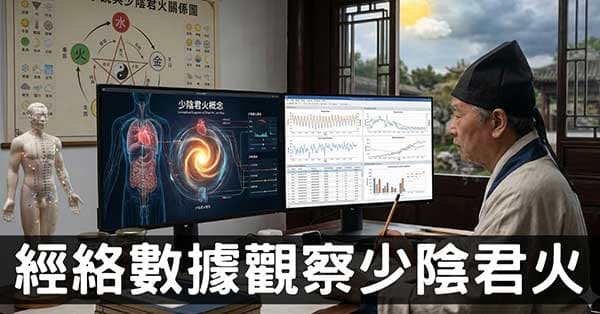 從經絡數據探討「少陰君火」對現代人的養生意義！