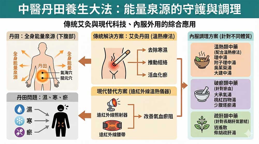 丹田養生法去除下腹部寒氣濕氣及瘀阻