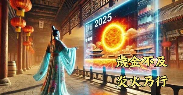 2025年將會籠罩在火氣旺盛的氣場之下