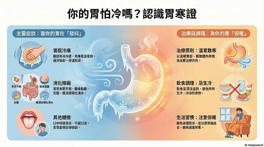 胃寒的症狀與改善方法