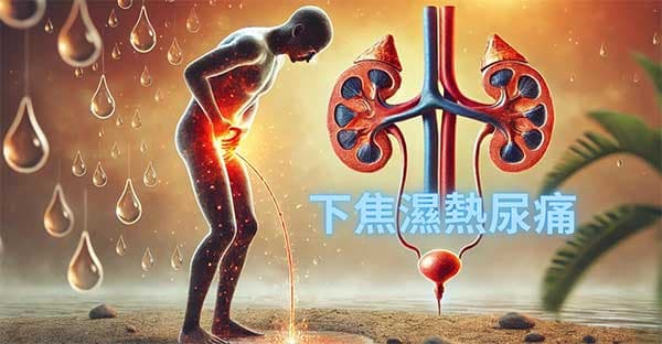 下焦濕熱，是造成尿痛的主要原因