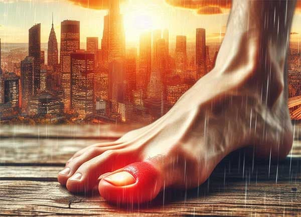 濕熱的天氣，容易出現大腳趾痛