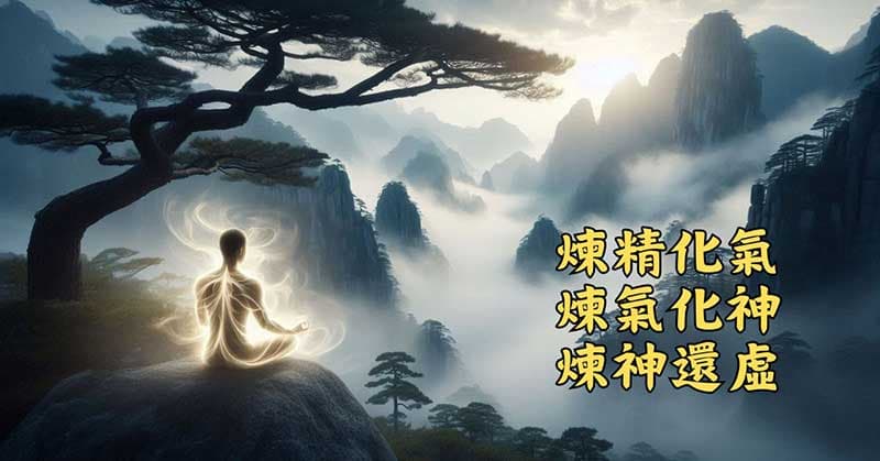 道家透過修煉之後，可以轉化體內的精氣神