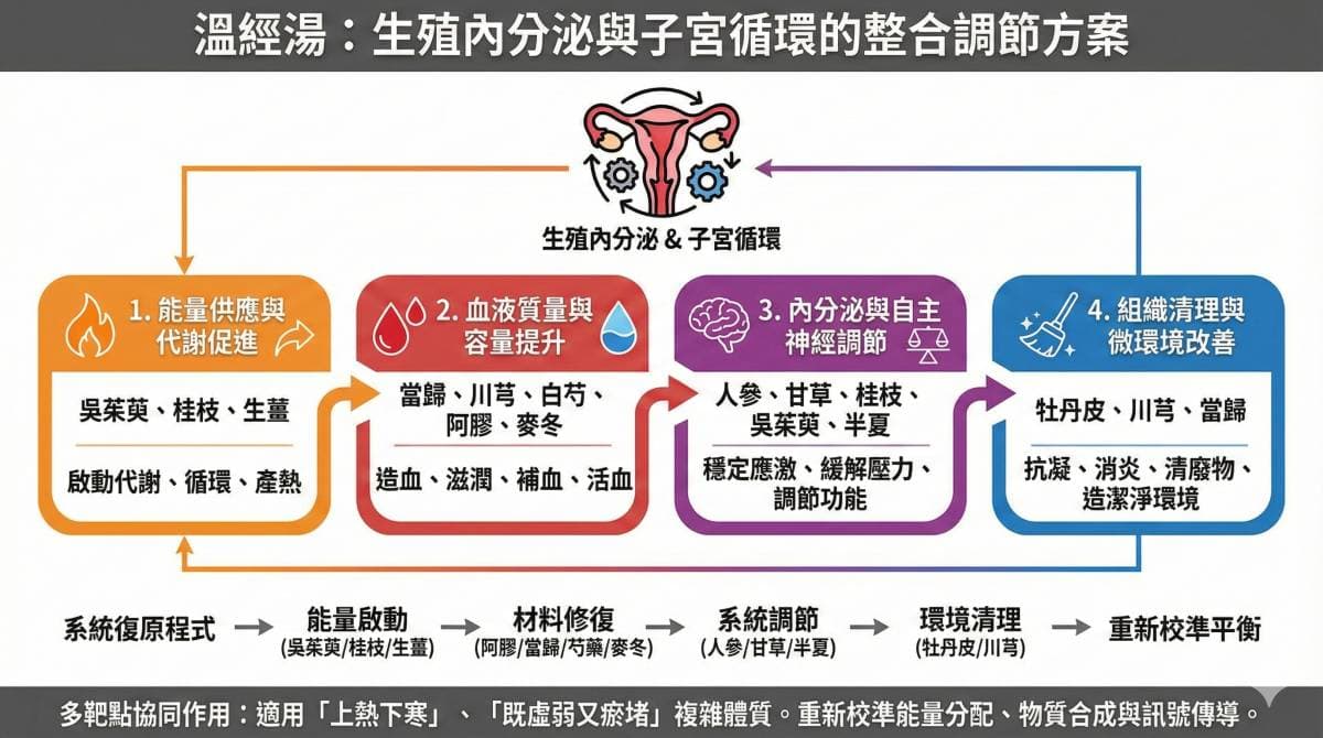 溫經湯的組成原理