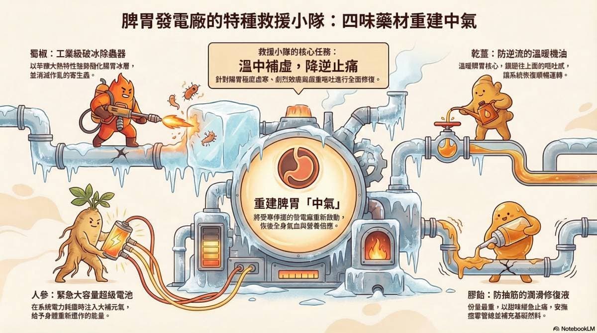 大建中湯的組成原理