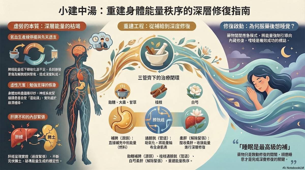 小建中湯修復虛勞