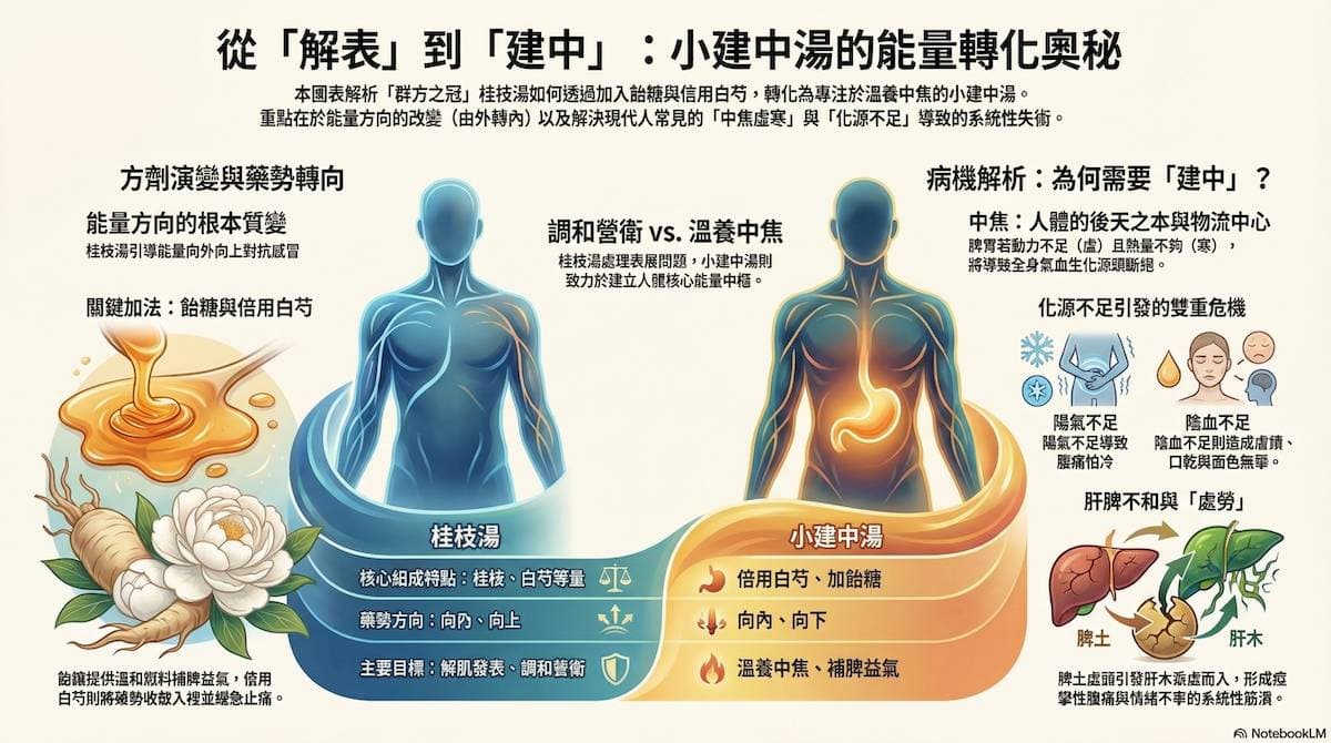 小建中湯組成原理