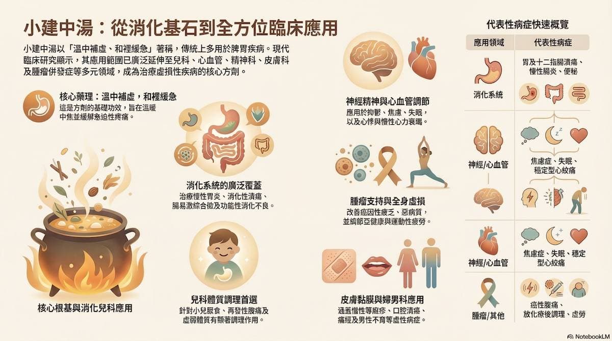 小建中湯的現代應用