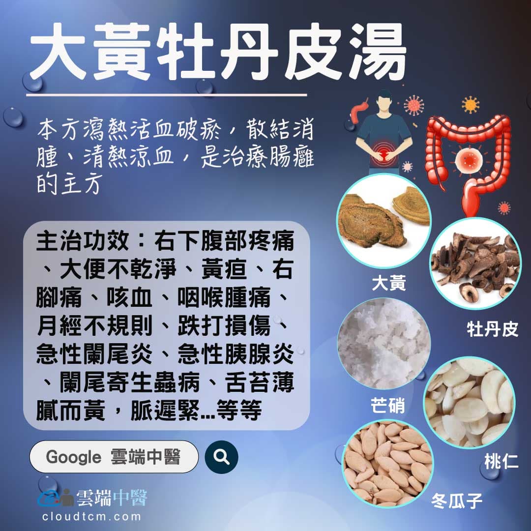 大黃牡丹皮湯