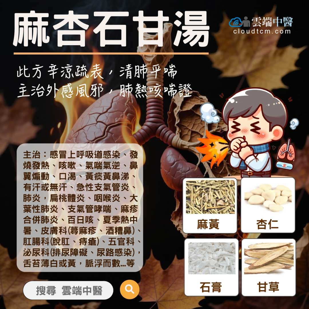 麻杏石甘湯