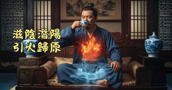 中藥滋陰潛陽、引火歸原