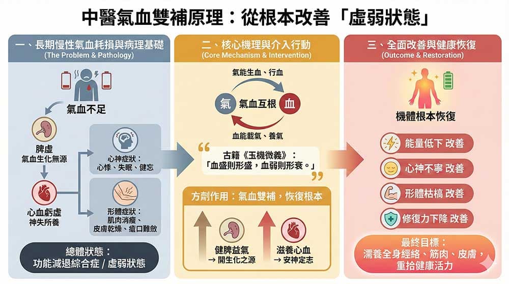 運用中藥氣血雙補