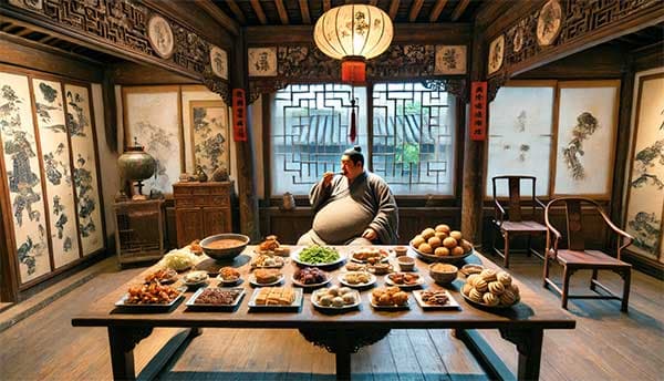 古代中國人發現吃太飽會造成食積
