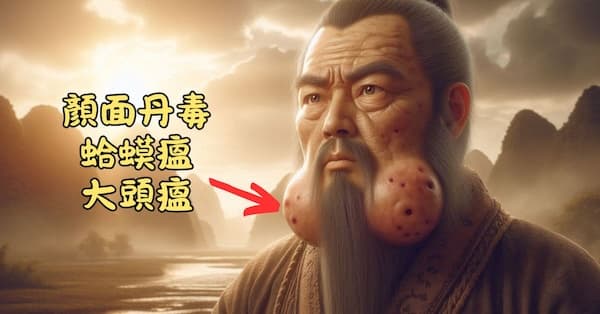 古人發現頭部腫大如蛤蟆的疾病
