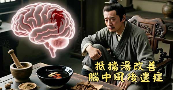 現代運用抵擋湯改善腦中風後遺症及腦部疾病