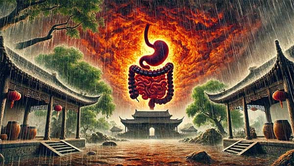 古人發現濕熱侵入體內有機會造成血痢