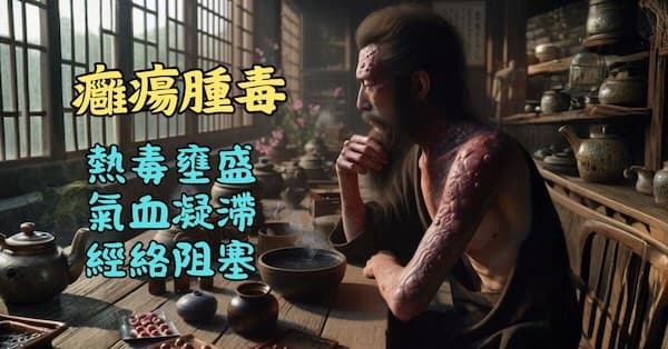 癰瘍腫毒多因熱毒壅盛、氣血凝滯、經絡阻塞所致