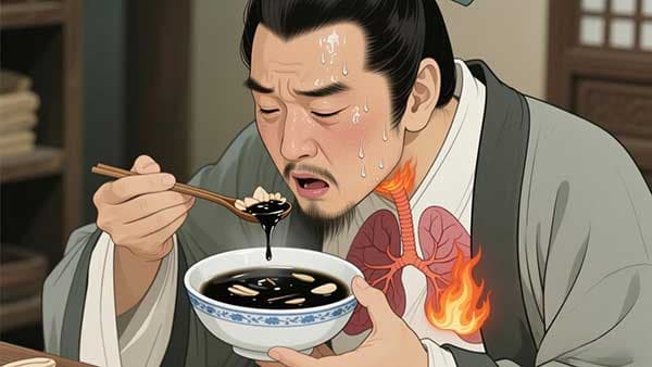 感冒傷寒，轉變成發熱而喘咳現象