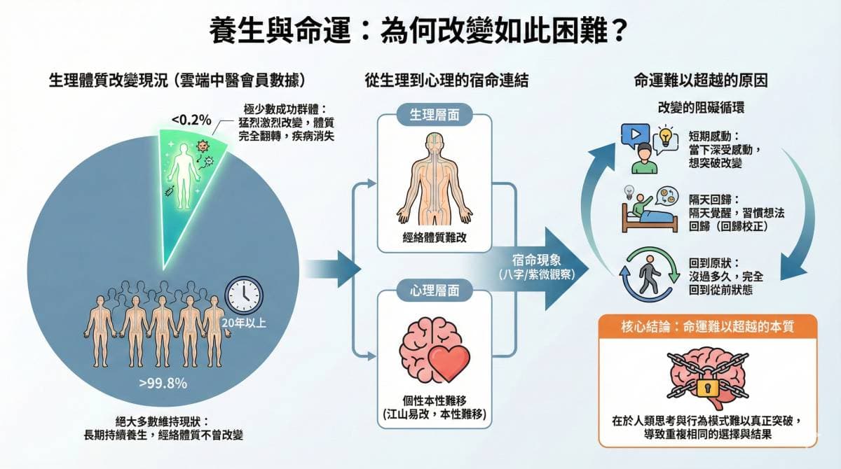 人類的身心宿命現象難以被改變