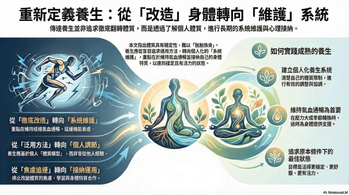 重新定義養生的哲學觀念