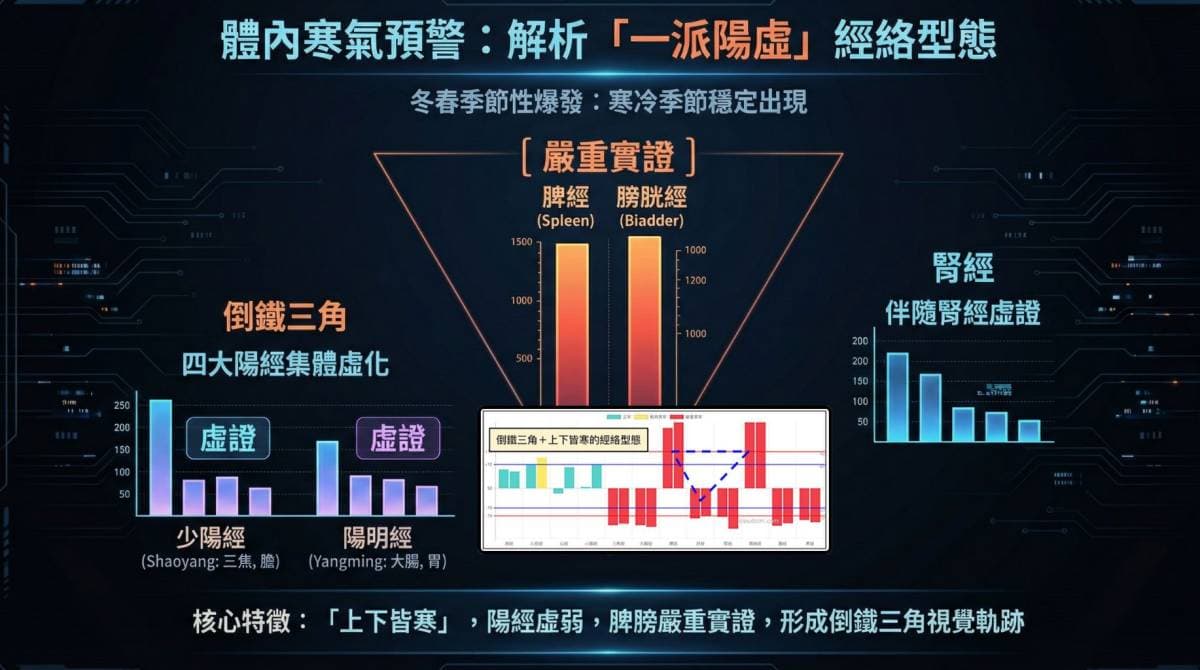 寒冷季節最容易出現的倒鐵三角經絡型態