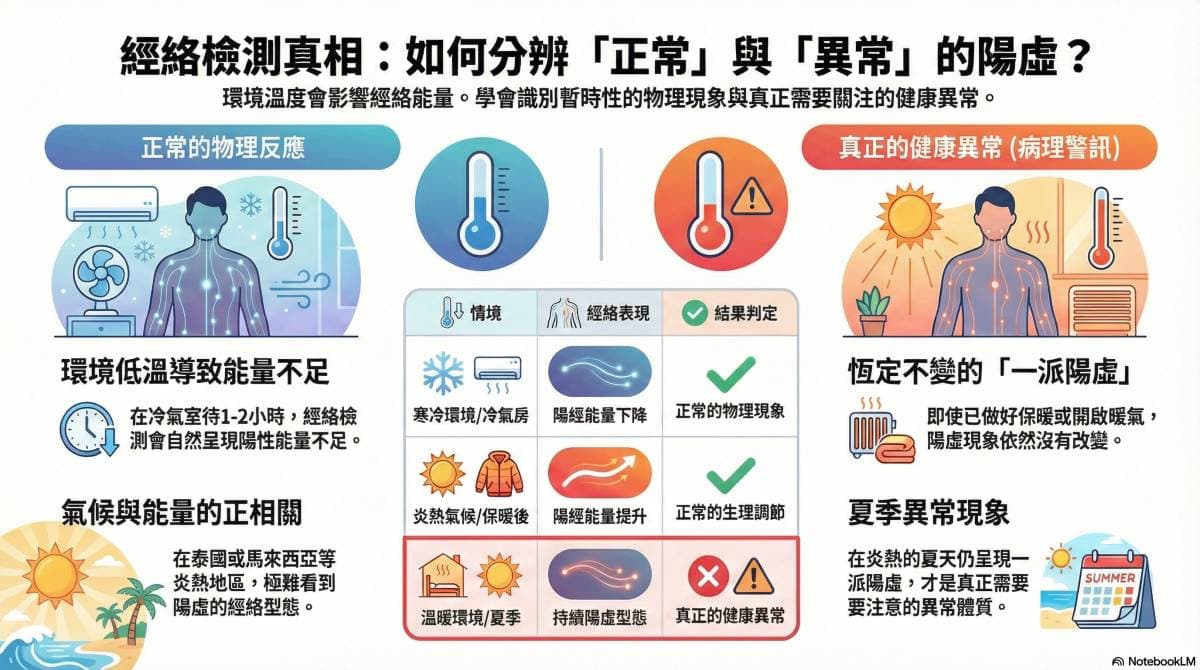 辨別一派陽虛正常或不正常的方法