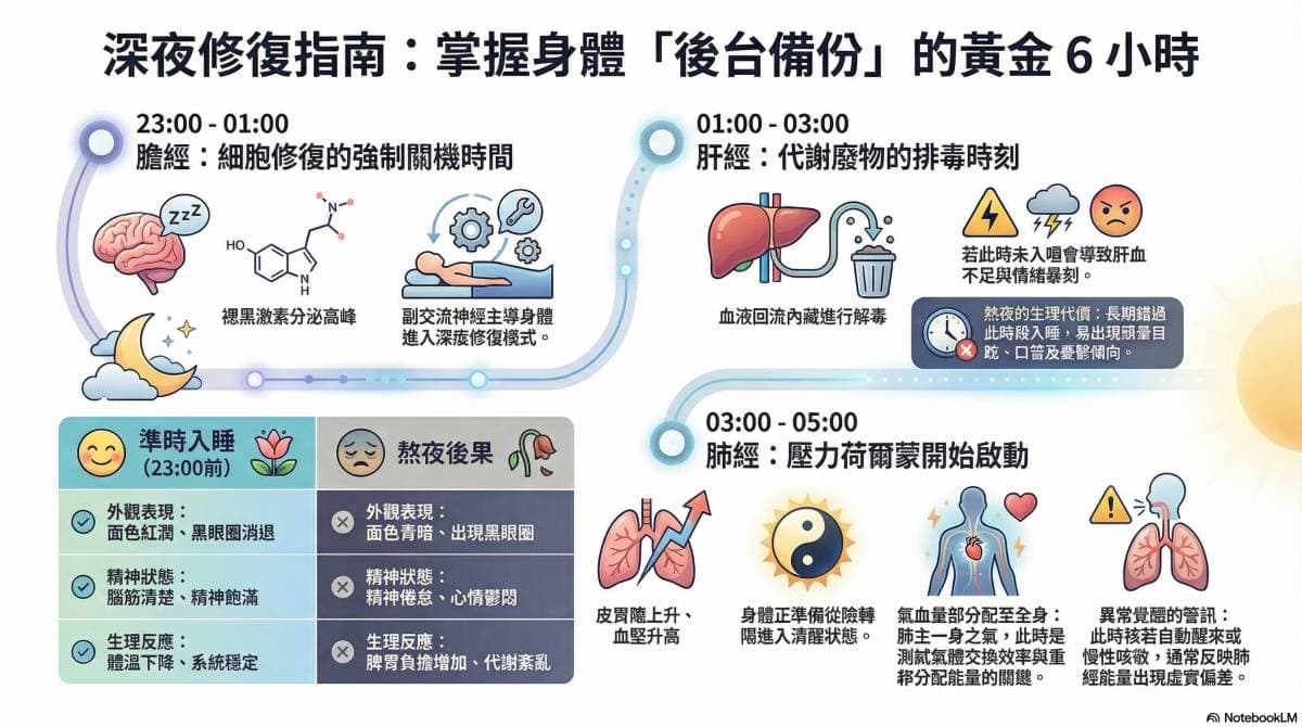 深夜修復期：身體的後台備份