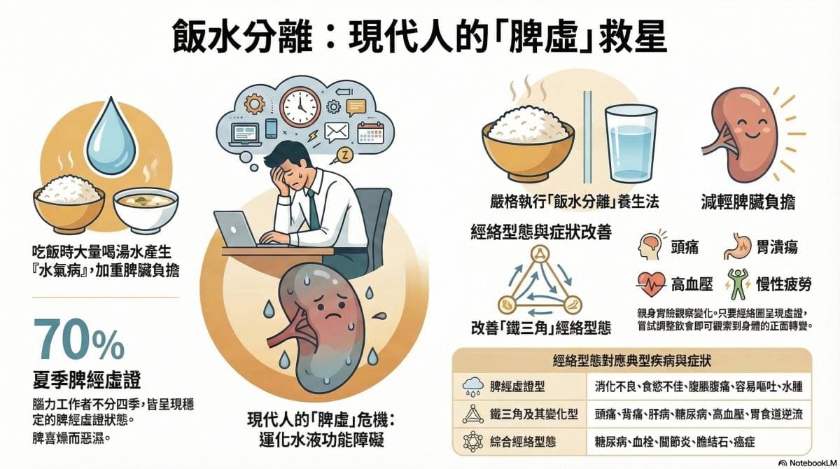 飯水分離養生法是脾虛的救星