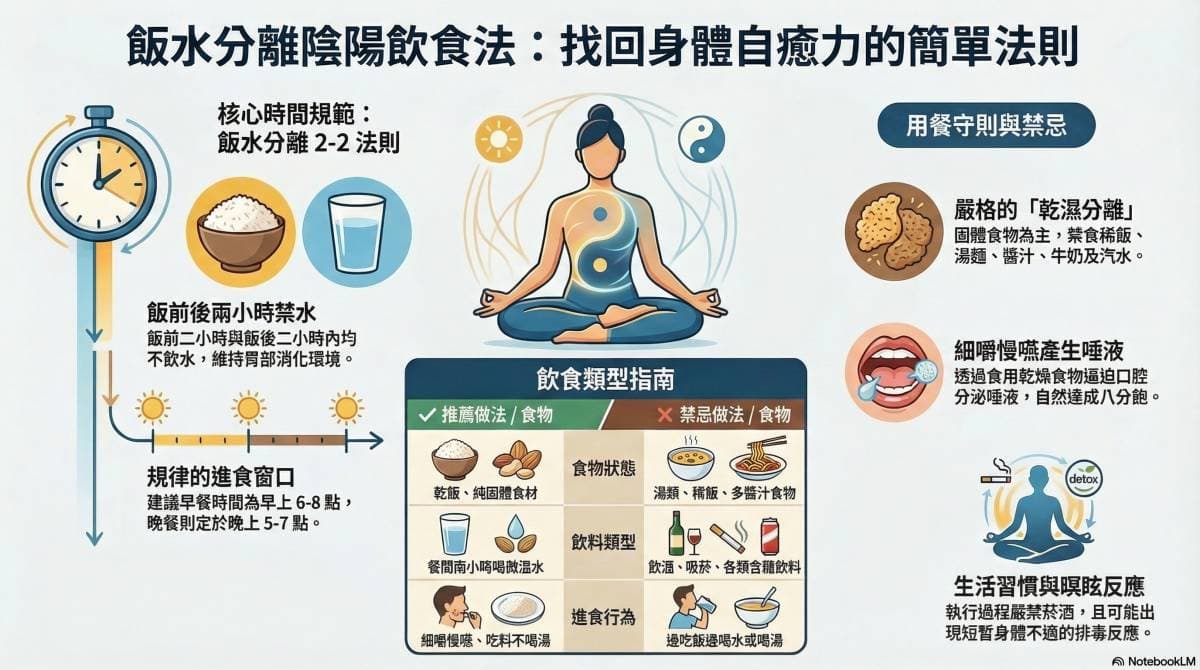 飯水分離是一種現代人發現的養生法