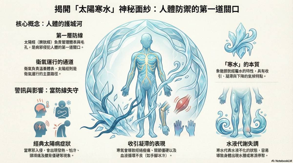 太陽寒水是人體防禦的第一道關口