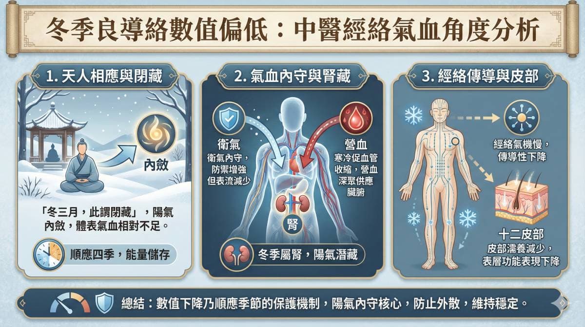 從中醫的角度理解，冬季體能數值低下原因