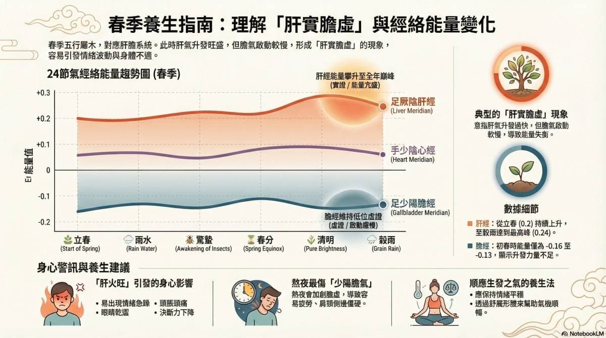 春季是肝經開始旺盛的季節