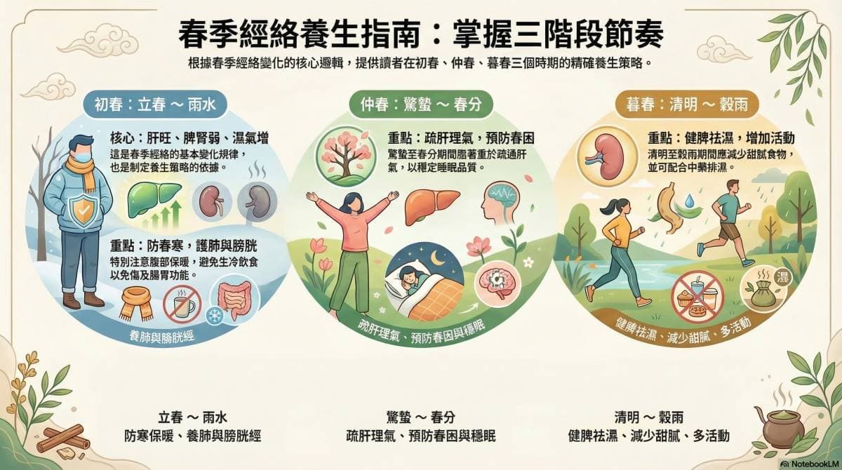 從經絡數據找出春季養生原則