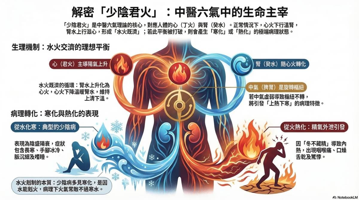 傳統中醫對於少陰君火的理解與詮釋
