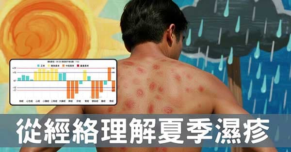 從經絡觀點看夏季濕疹，原來身體正在「排濕毒」！