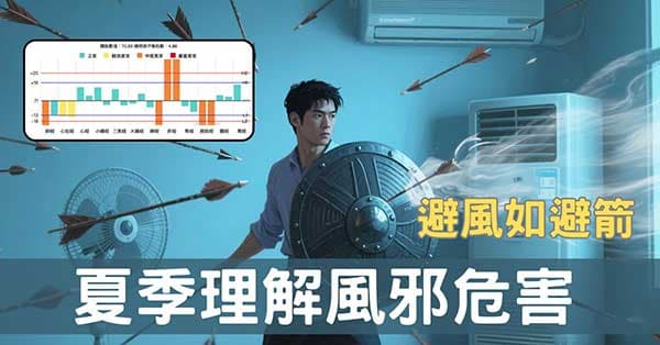 避風如避箭！夏天才是風邪入體的高峰期？5點帶你看懂