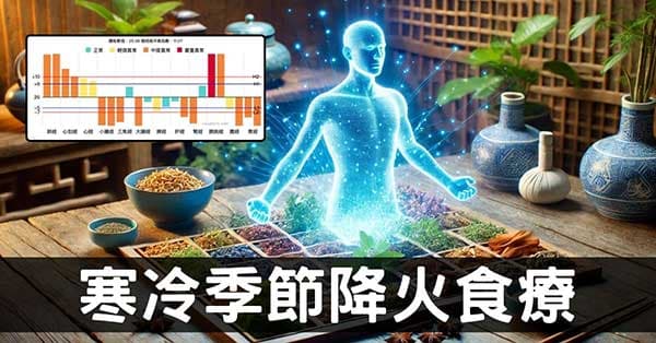 冬季反而火氣大嗎？可運用5類食療藥茶改善！