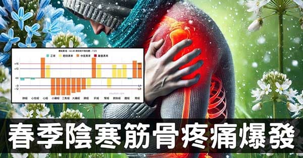 春季筋骨疼痛,舊病復發嗎？從經絡破解背後原因！