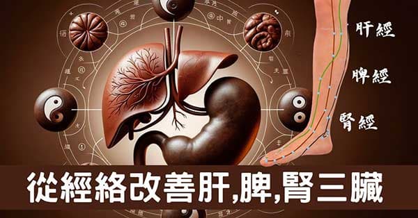 小腿改善健康的秘密穴道，調養肝臟、脾臟、腎臟！