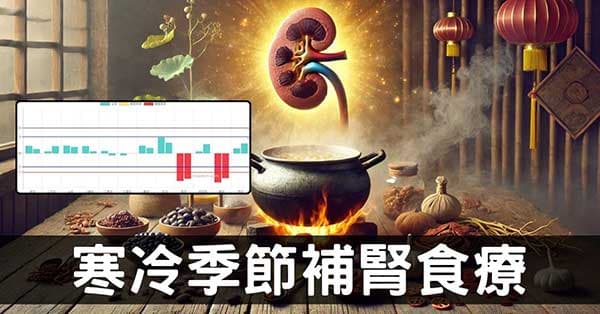 寒冷冬季及初春，可運用6種補腎養腎藥膳食療！